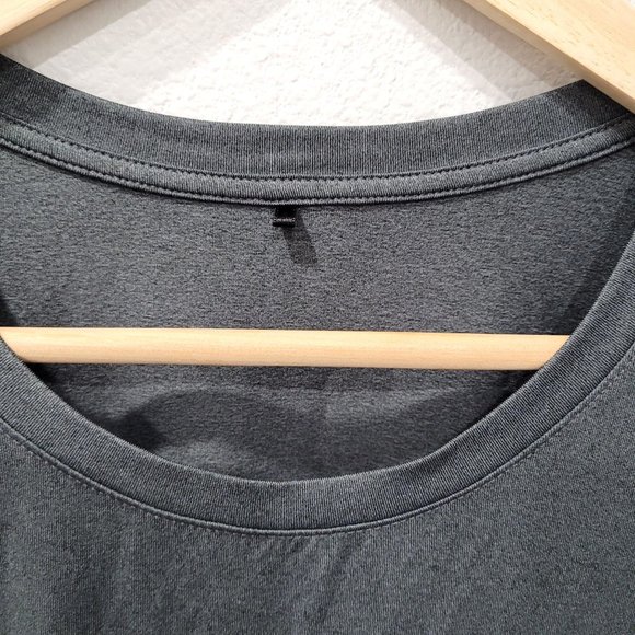 Athlio Mens Athletic Fit Crew Neck Gray T-Shirt Moisture-Wicking Fabric Size L - Picture 5 of 9